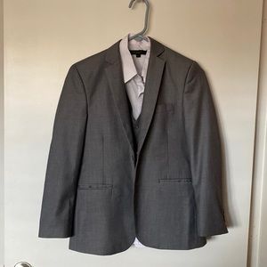 Boys Grey 4 piece suit size 12